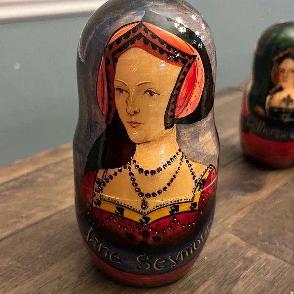 Matryoshka Vintage Russian H Clever HenryThe Eighth Wives Limited Rare-Signed
